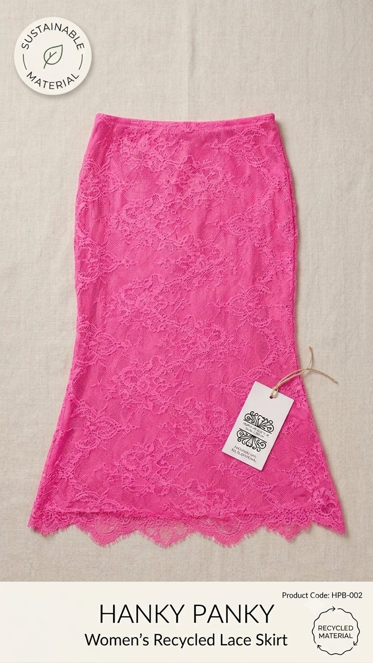 Pink lace maxi skirt
