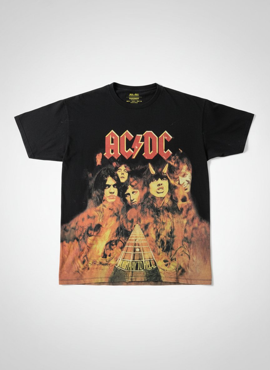 Taille L - Official AC/DC x Pull&Bear Shirt