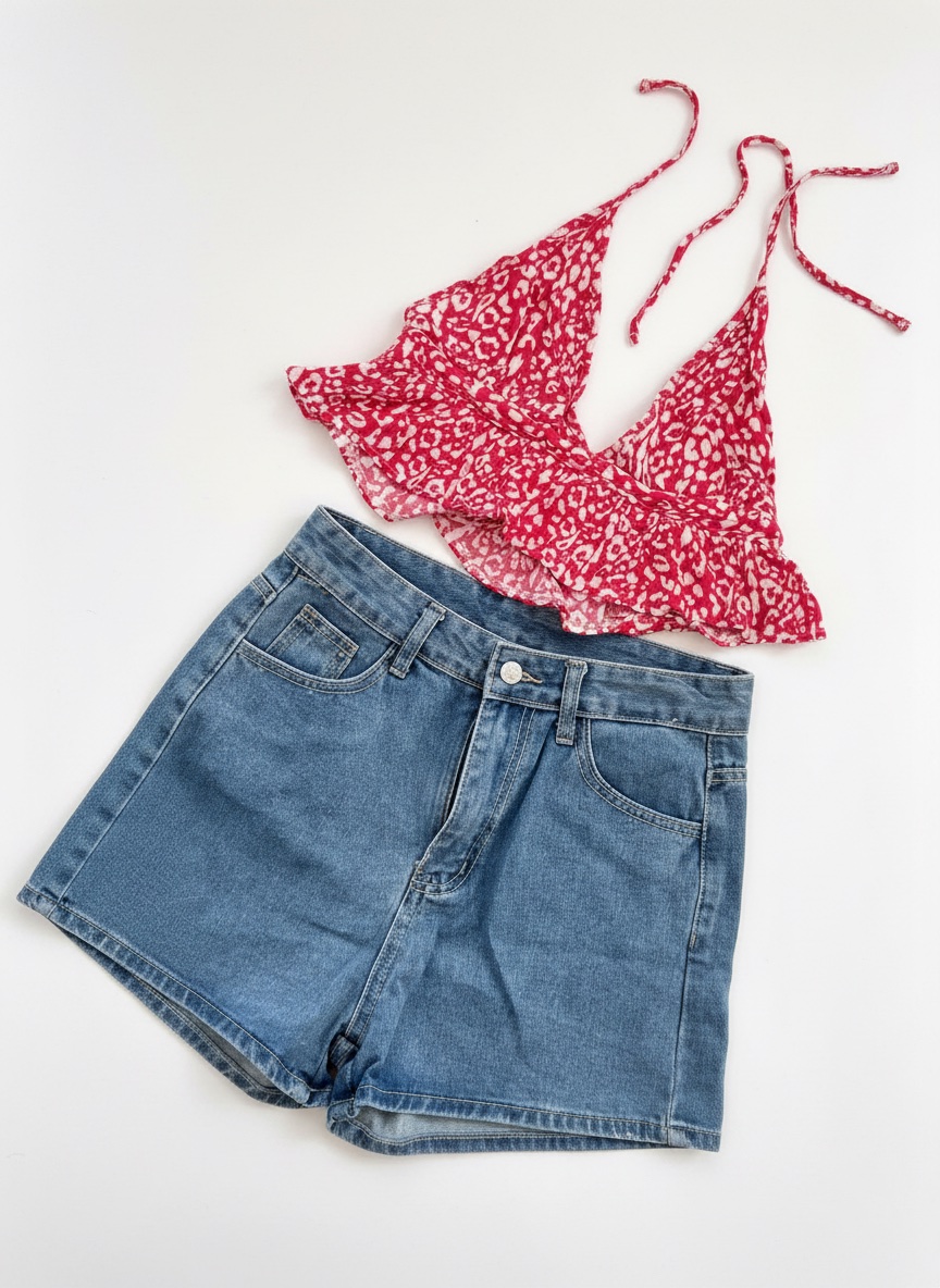 Short en jean