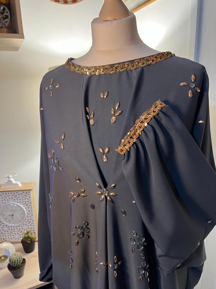 Abaya diamtée
