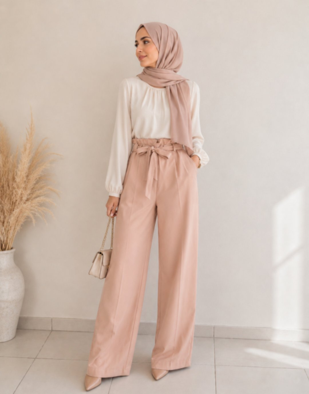 Pantalon large 