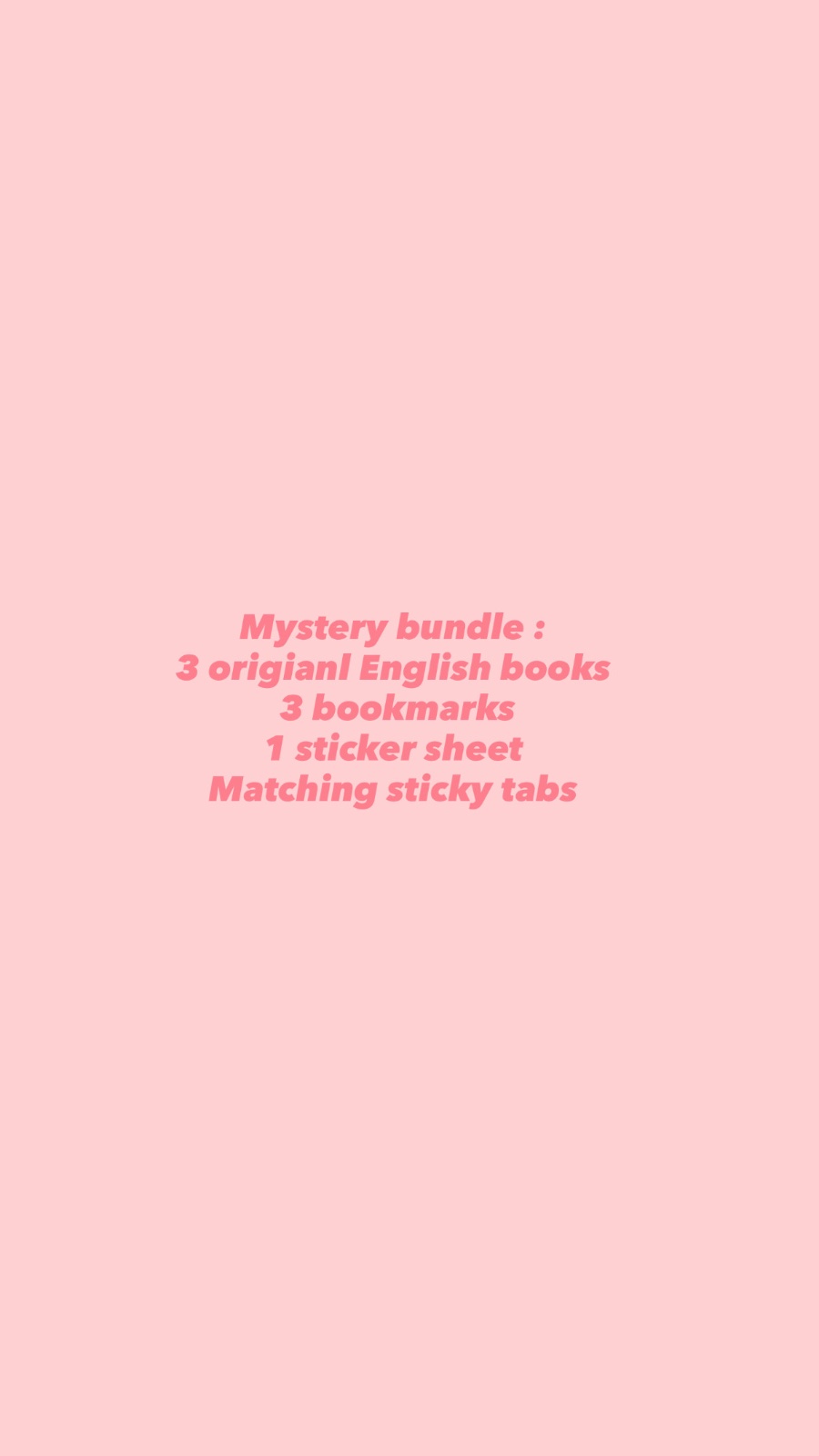 Mystery bookish bundle