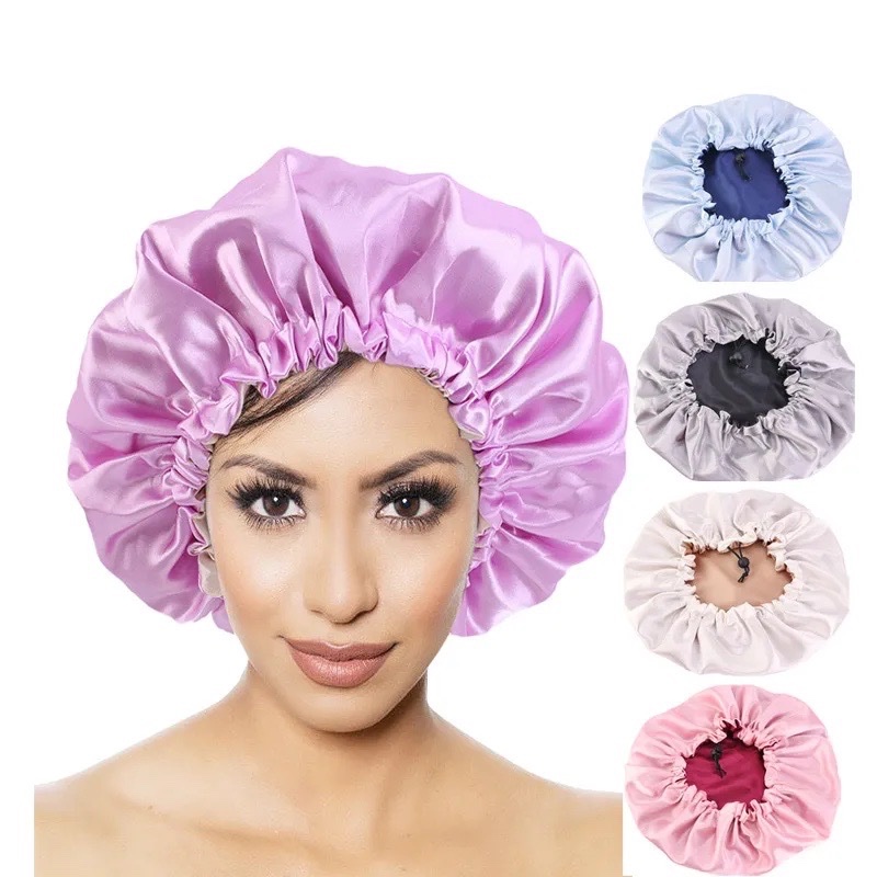 Pack 2 bonnets satin