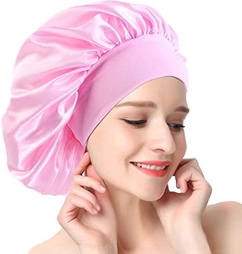 Bonnet satin rose