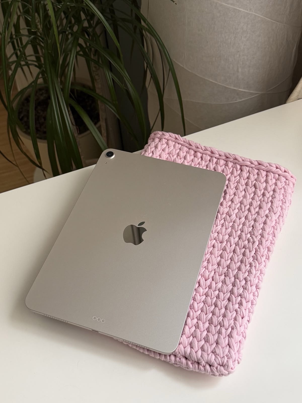 Pochette pc crochet standard
