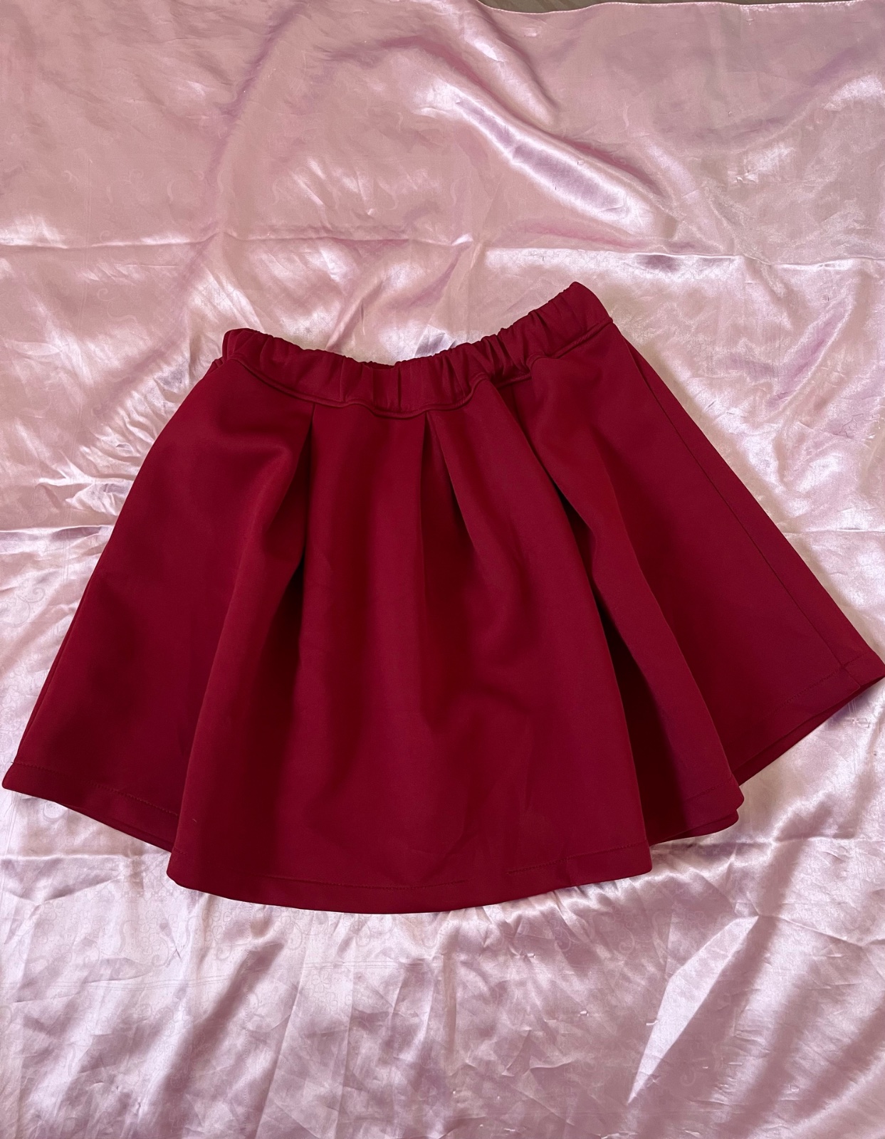 Jupe bordeaux 