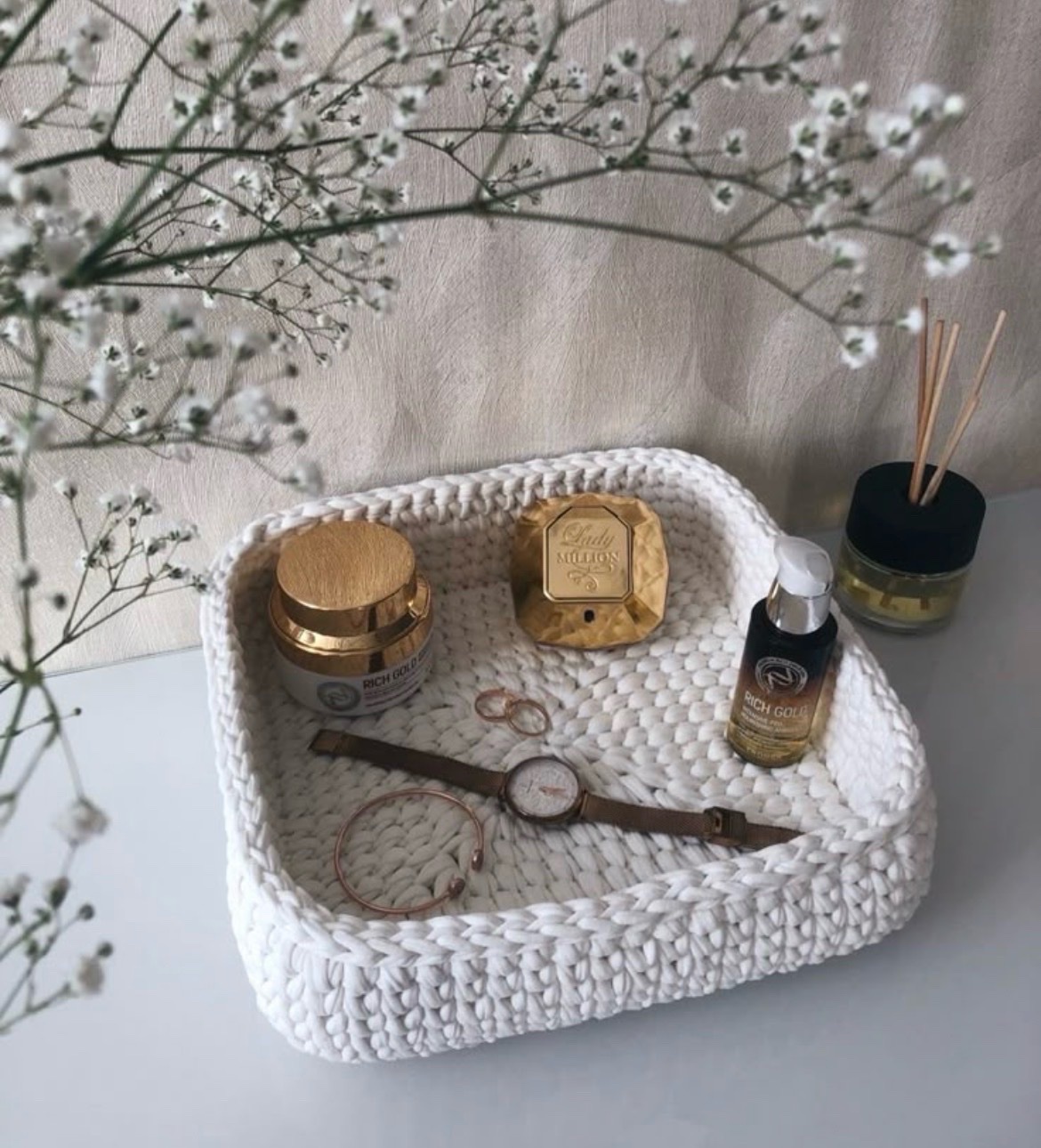 Article de rangement crochet hand made