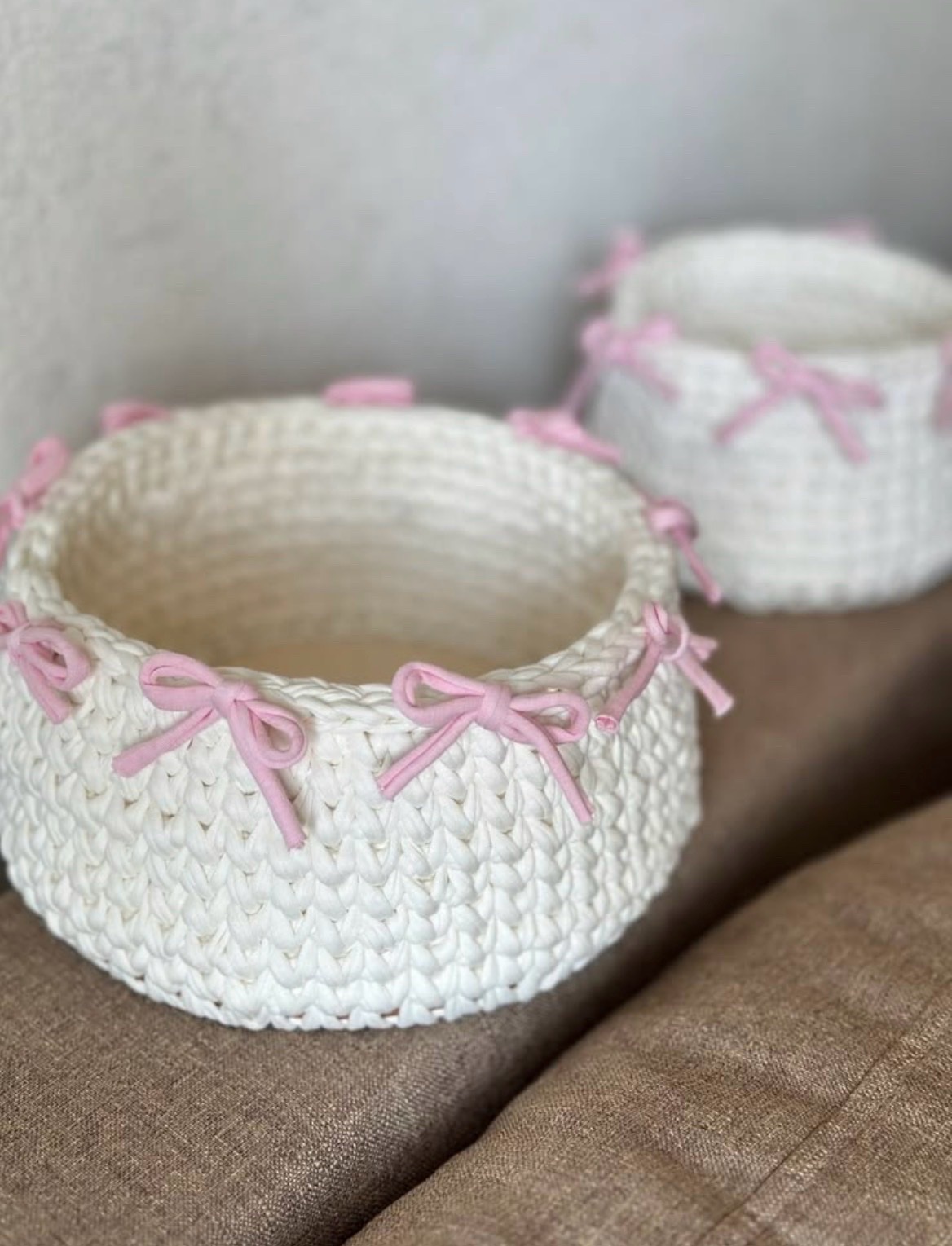 Article de rangement crochet hand made