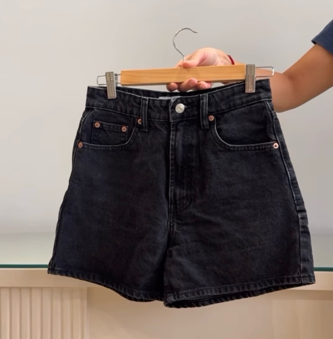 Short noir zara