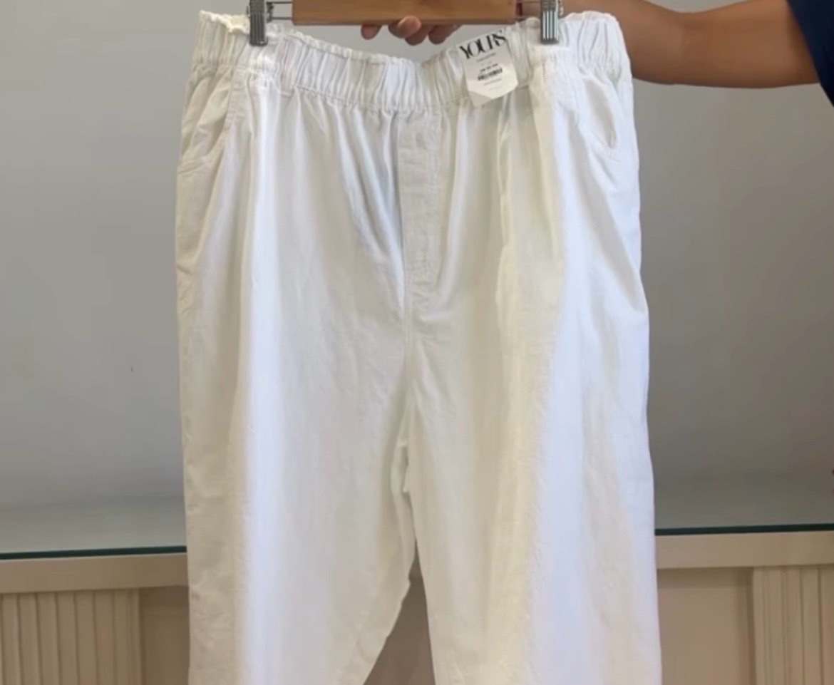 Pantalon kamraya blanc