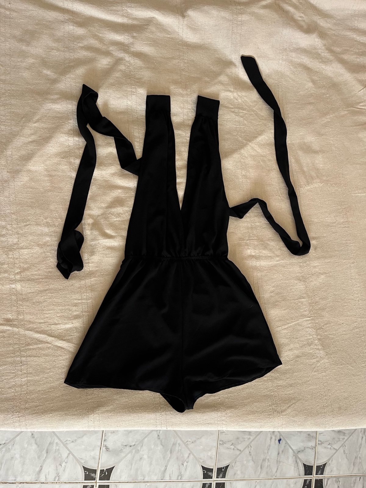 Combinaison short noir