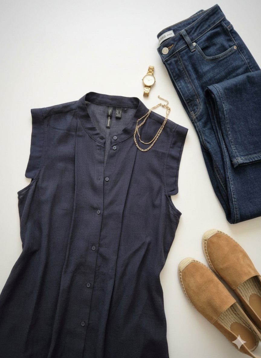 Chemise bleue 