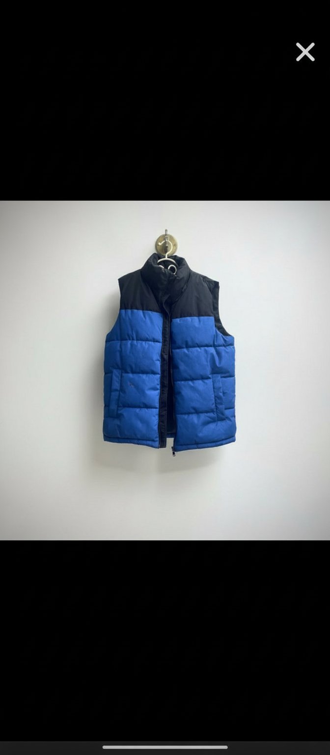 Doudoune homme couleur blue et noir 