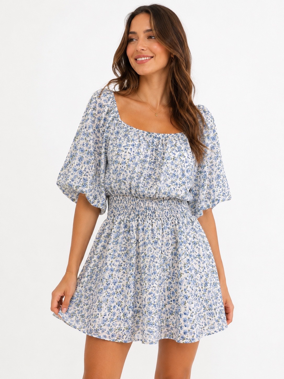 Robe fleurie casual