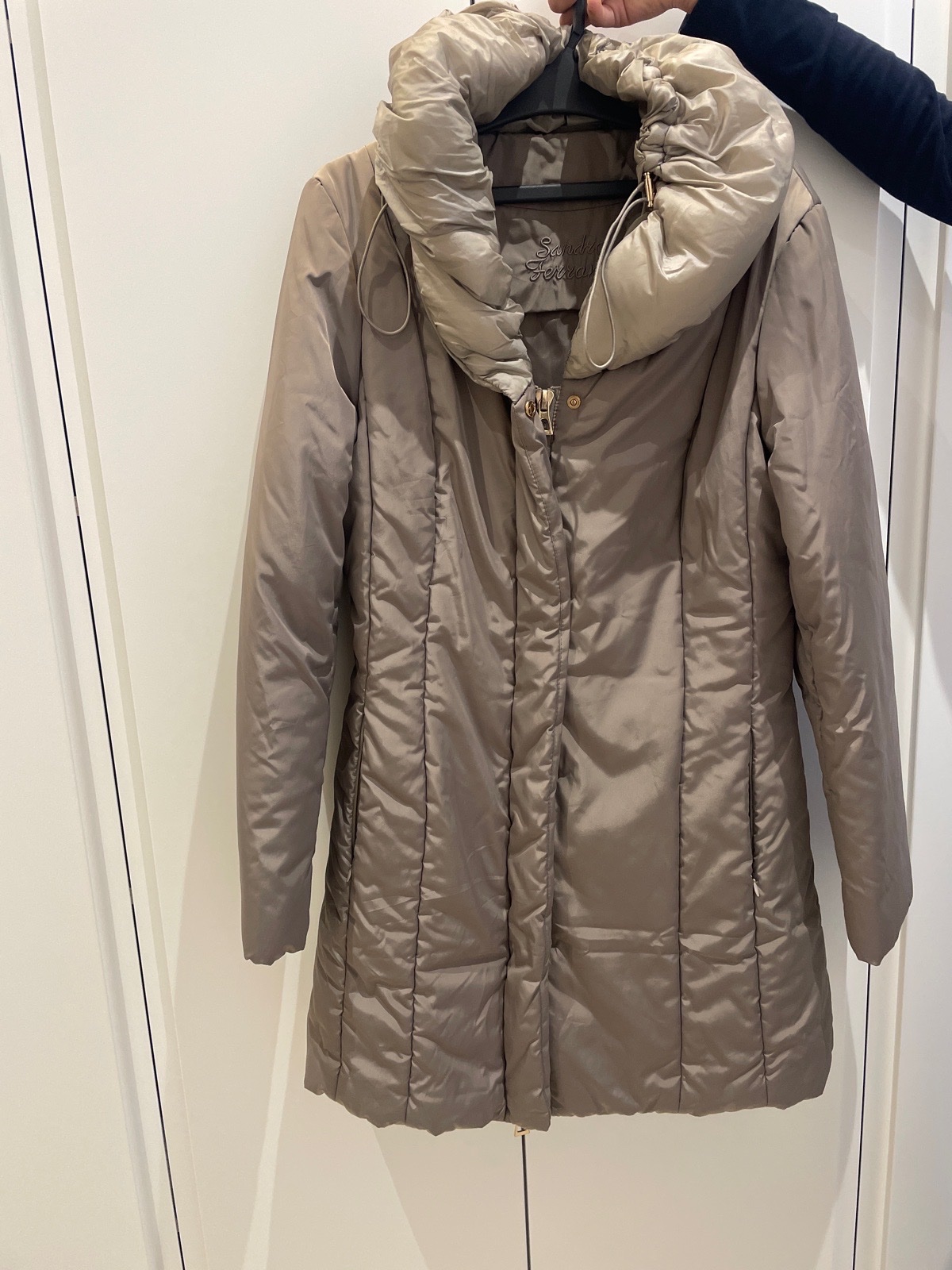 Doudoune taille L grège en excellent état