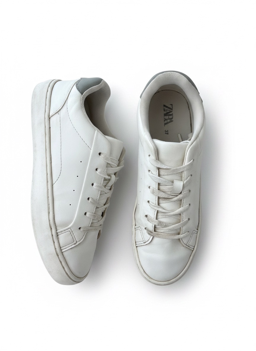 Basket zara 3€ garçon blanc