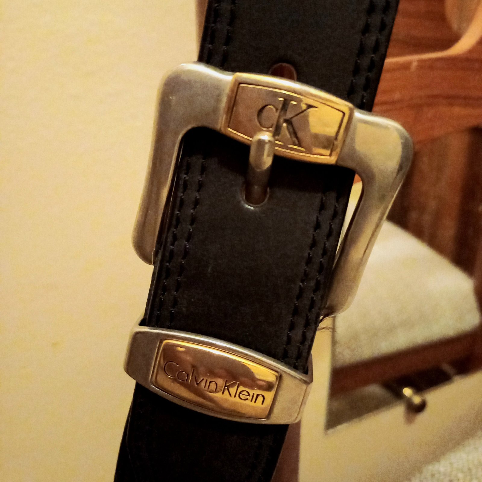 Ceinture Calvin Klein noire 
