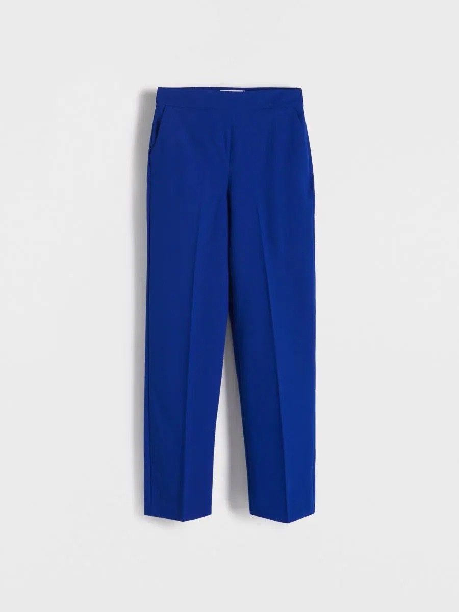 Pantalon Bleu Taille Haute taille L