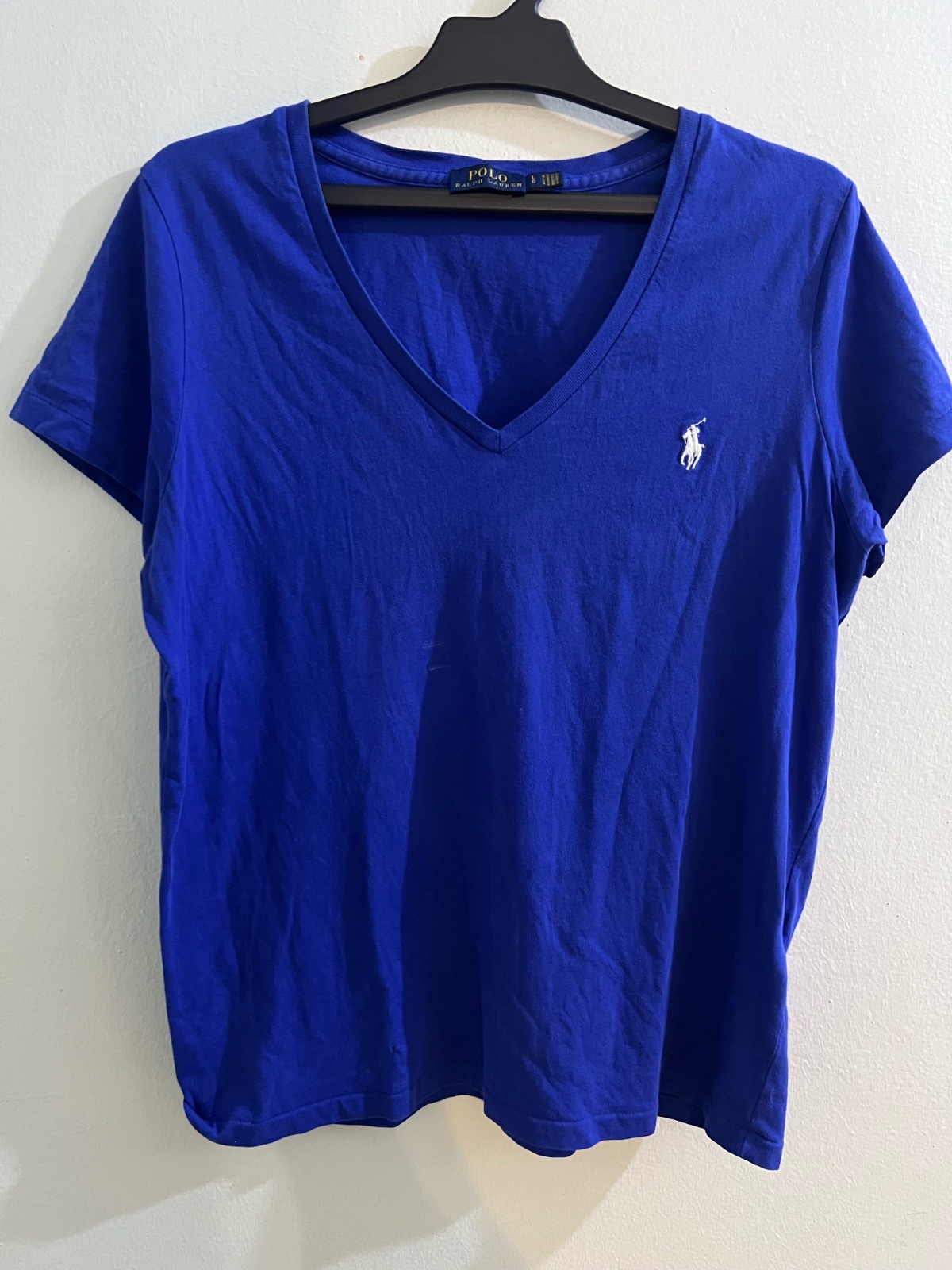 Polo Ralph Lauren royal blue V-neck short sleeve t-shirt 