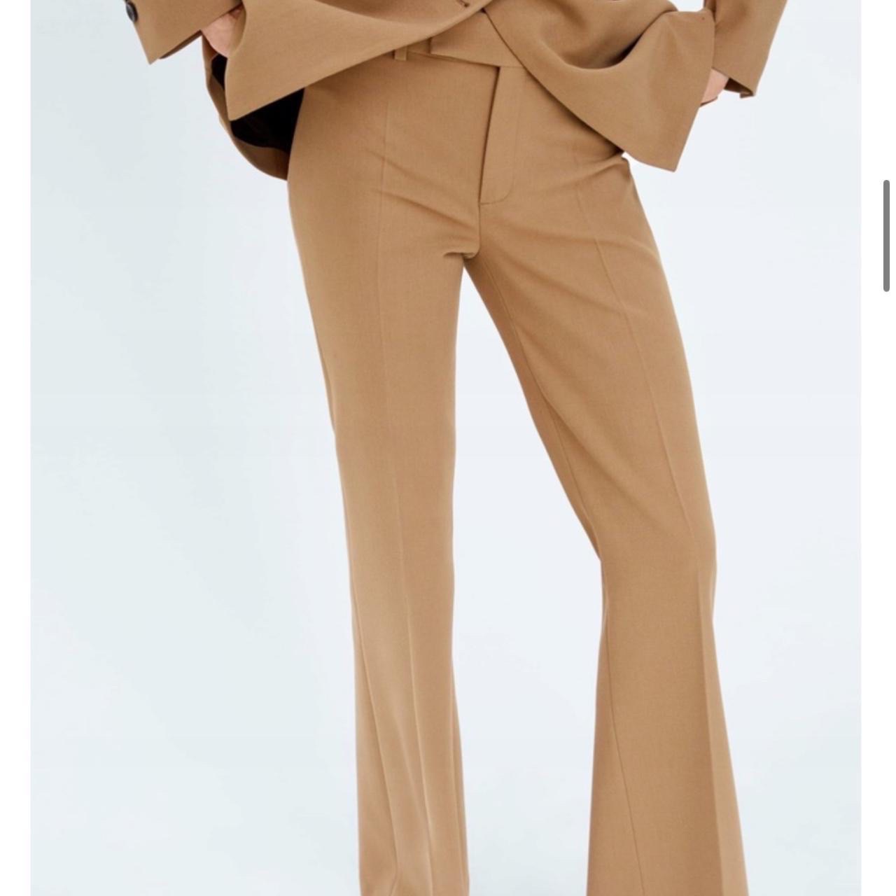Pantalon ZARA Tendance Beige