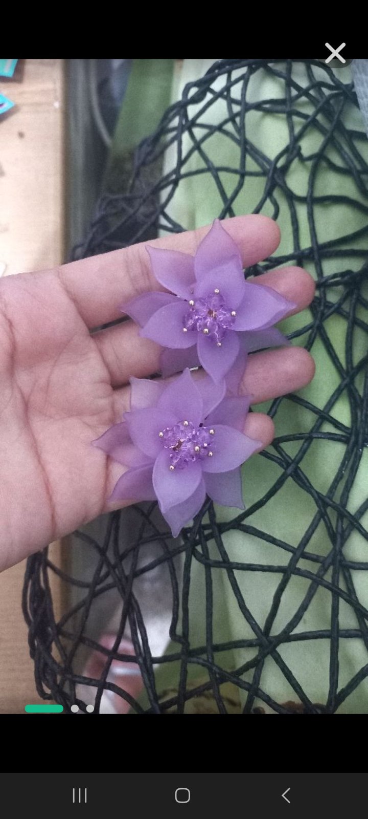 Boucles d'oreilles en excellente état 