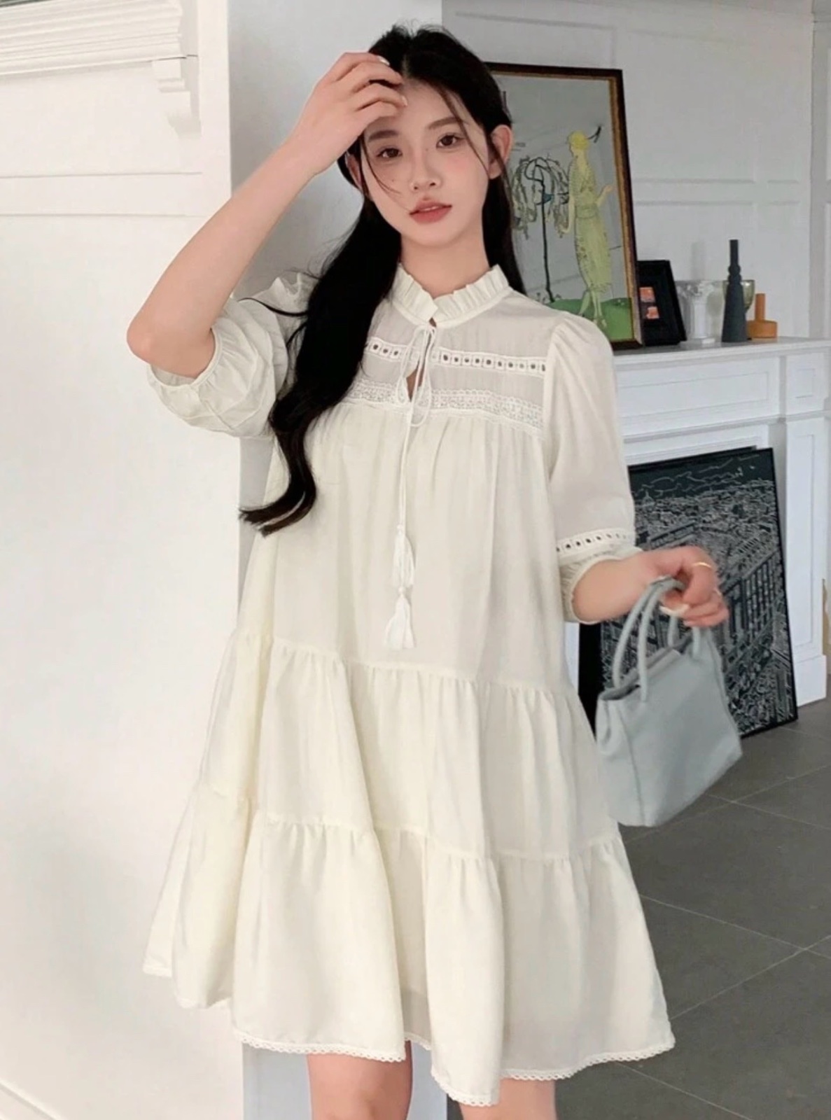 Robe blanche dazy