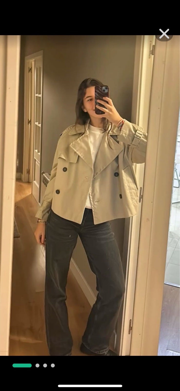 Cropped trench