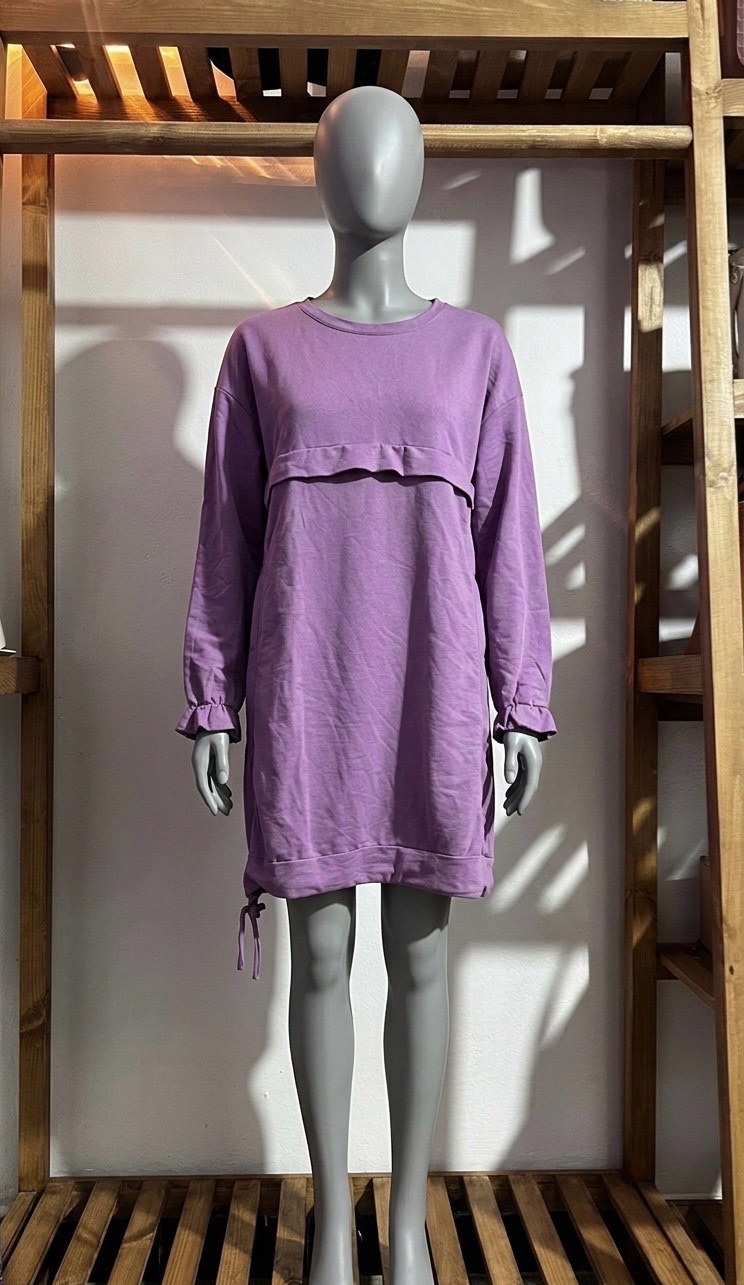 Pull robe tendance mauve 💜💜💜