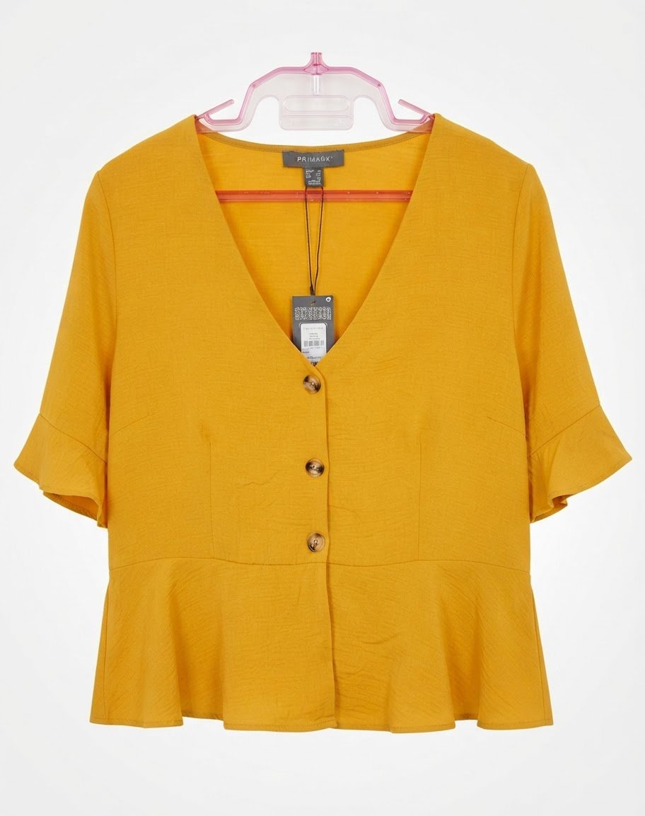 Chemise jaune 