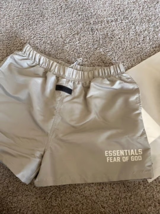 Short essentials fear of god reflechissant original