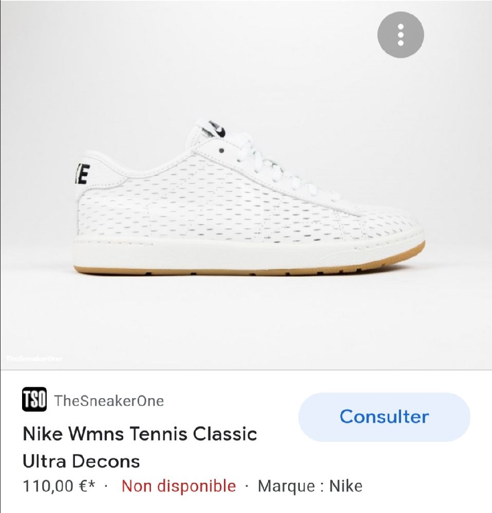 Baskets Nike authentiques 