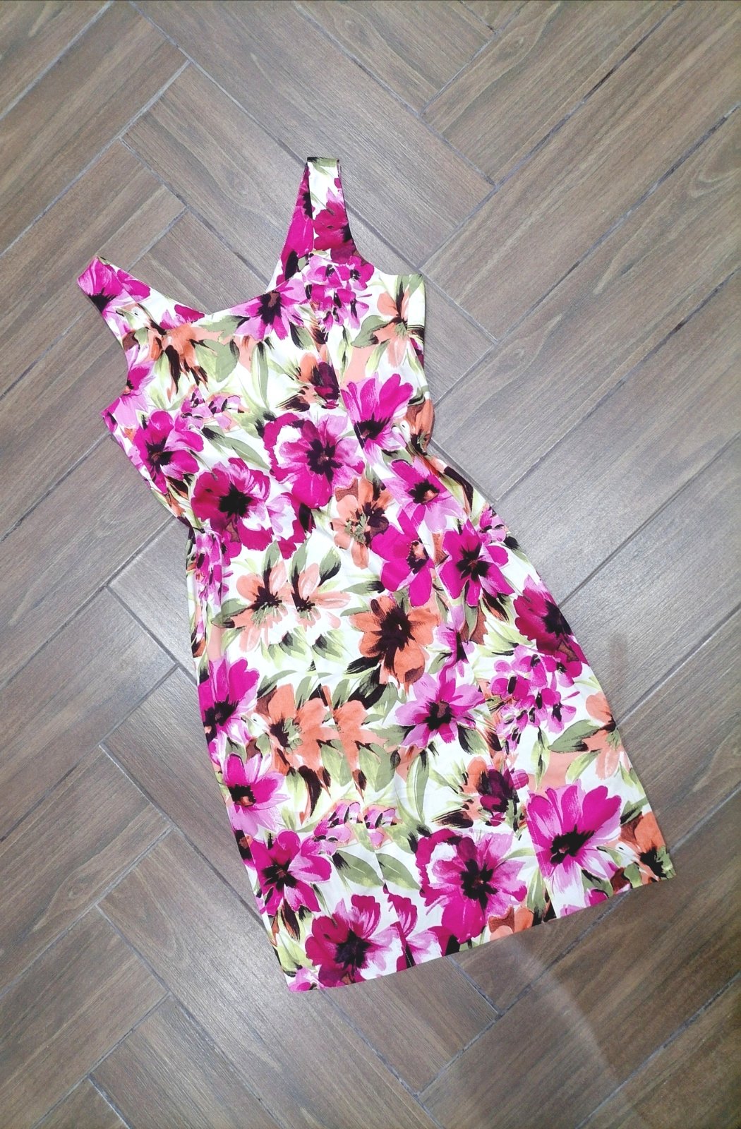 Robe midi florale 