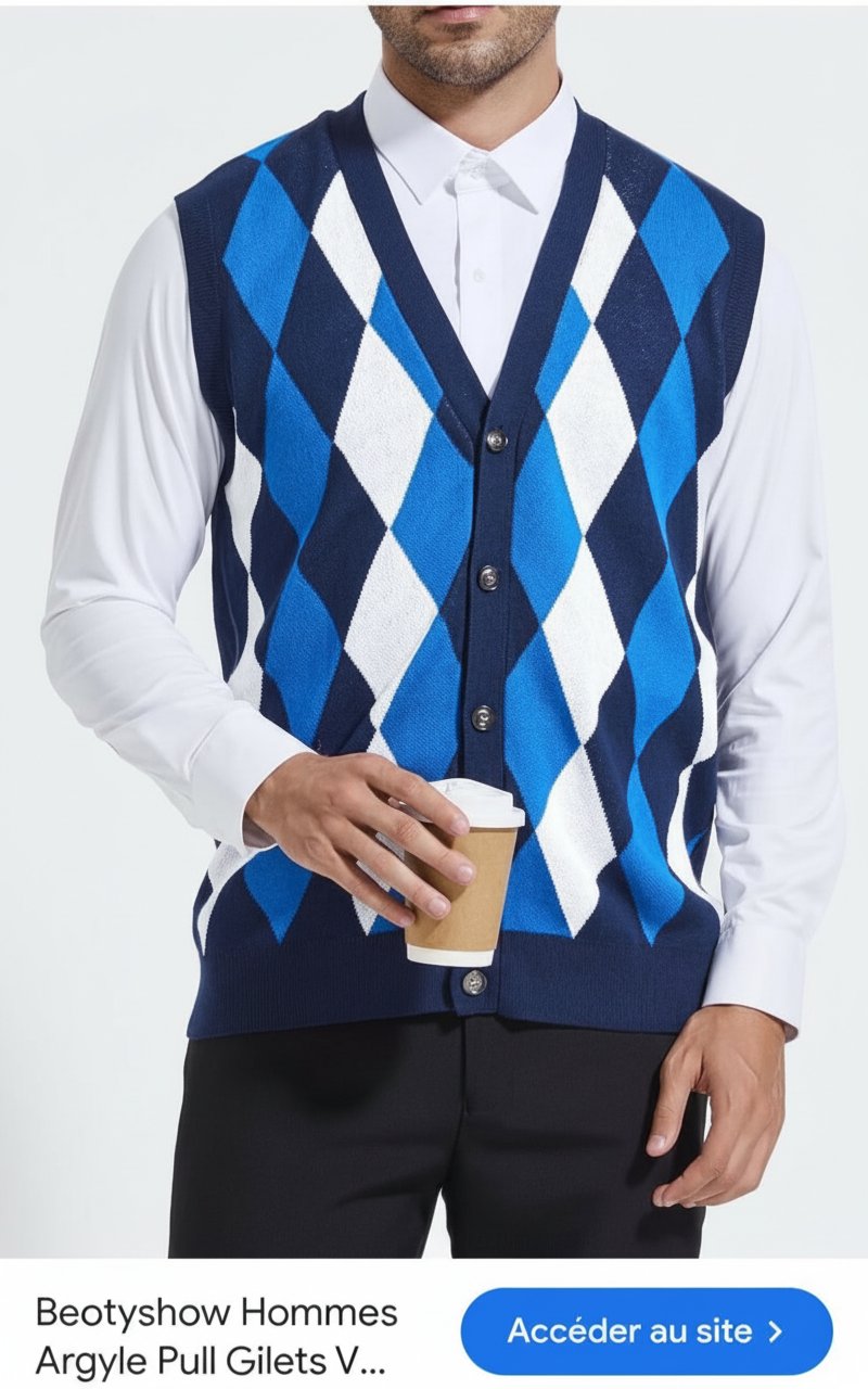 Cardigan homme Yves Saint Laurent avec logo 100%laine