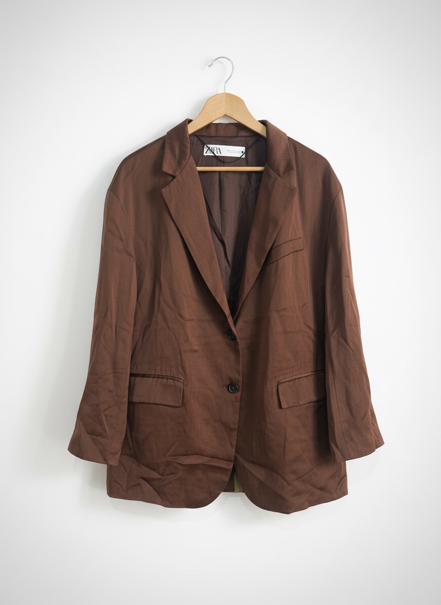 Blazer Zara marron chocolat  