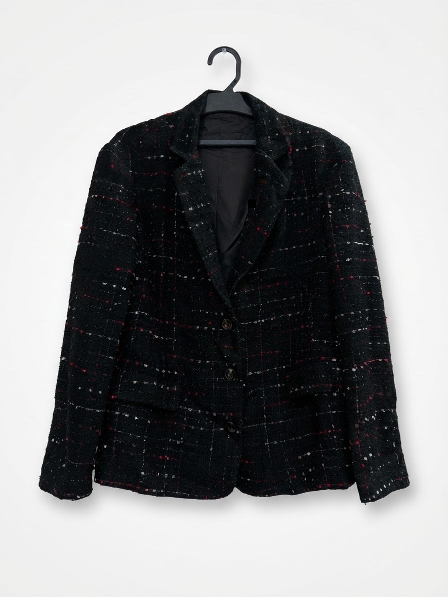 Blazer tweed saint laurent