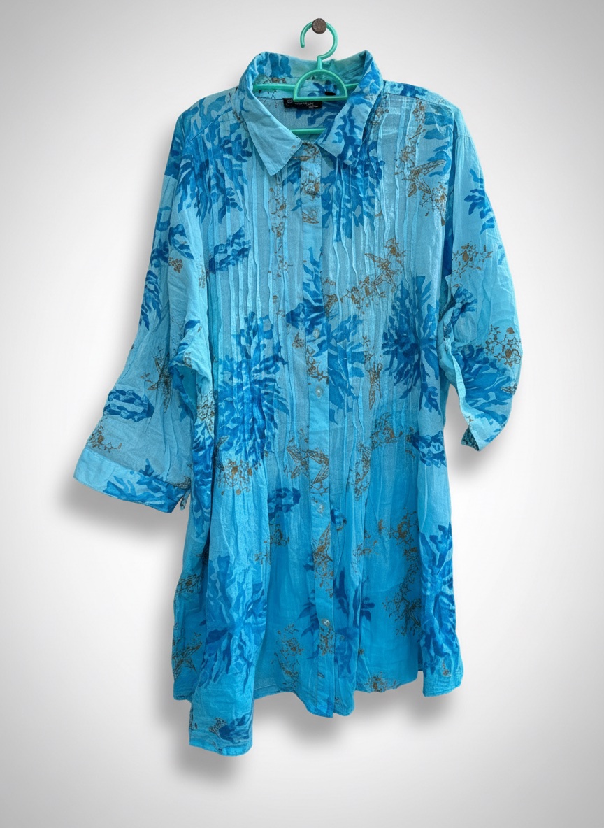 Jolie chemise jean paul 100%coton 