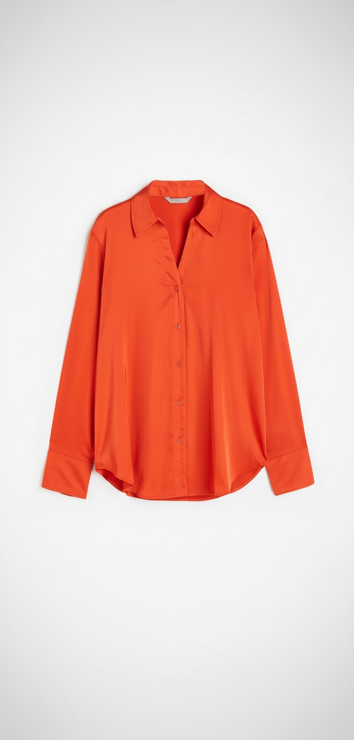 Chemise satiné h&m over size 