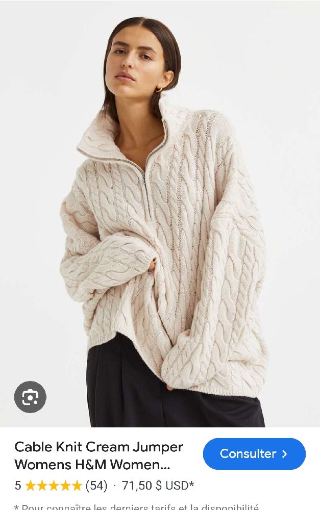 Jolie pull H&M over size neuf 
