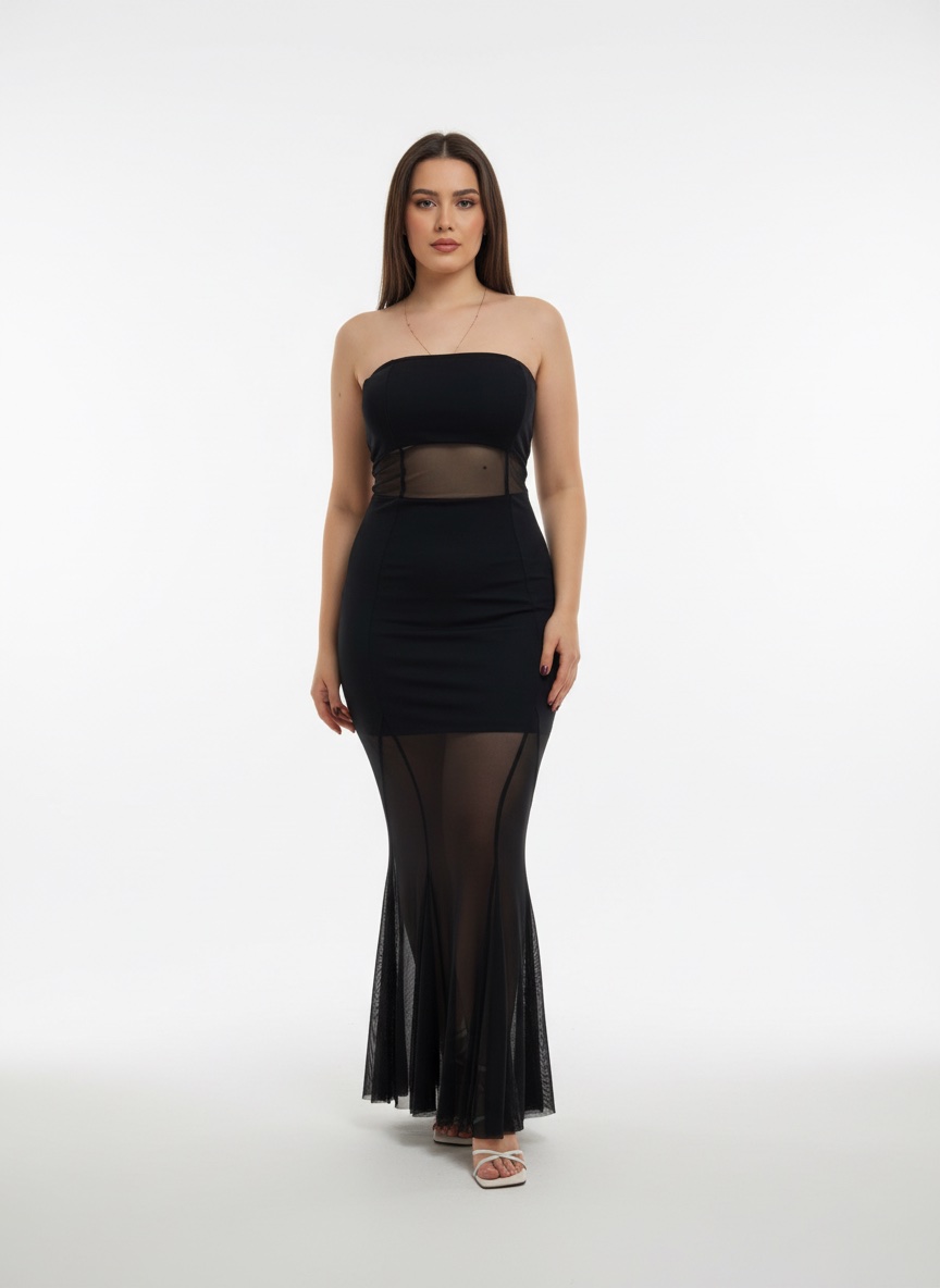 Robe  long chic bershka 