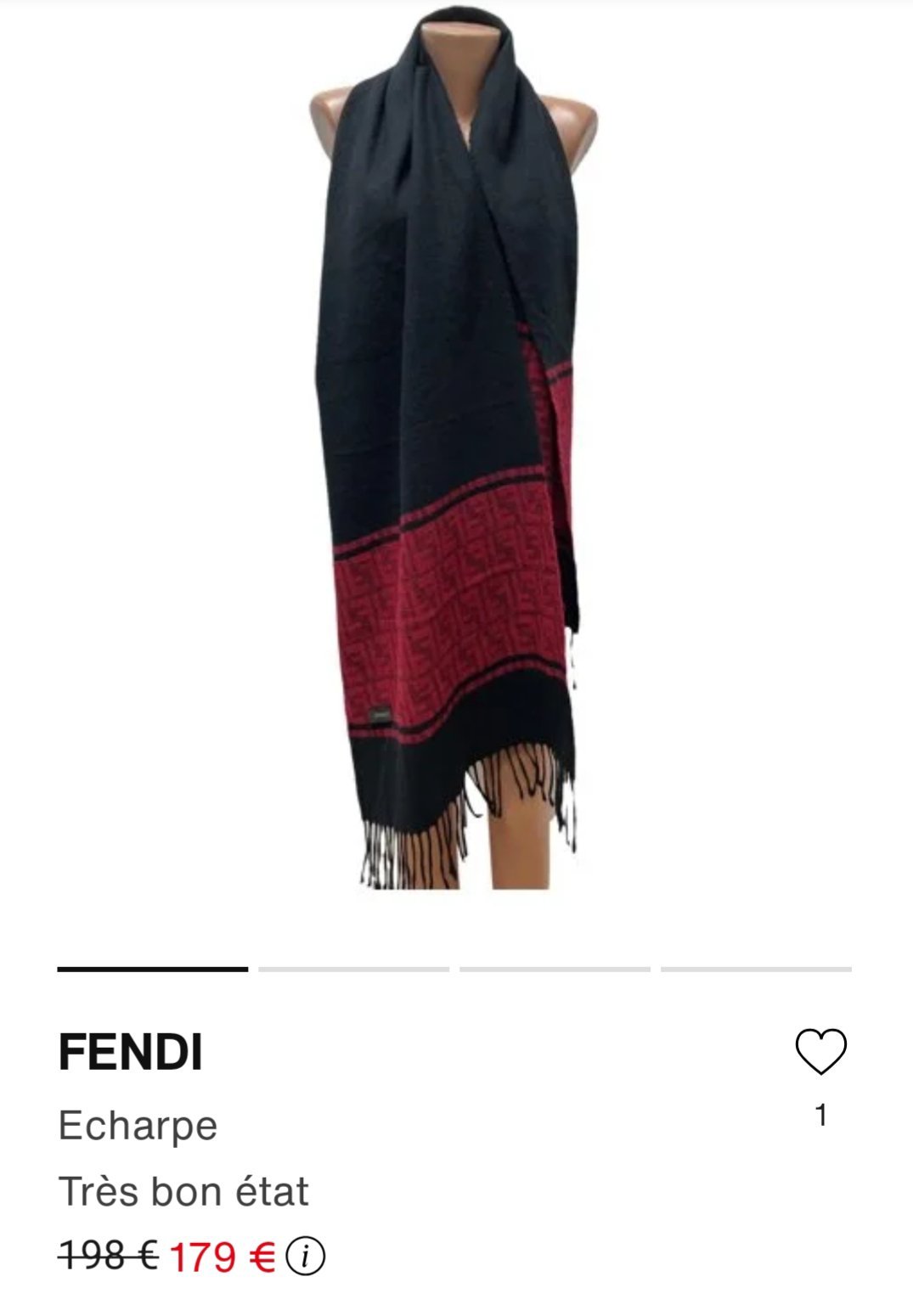 Écharpe fendi 