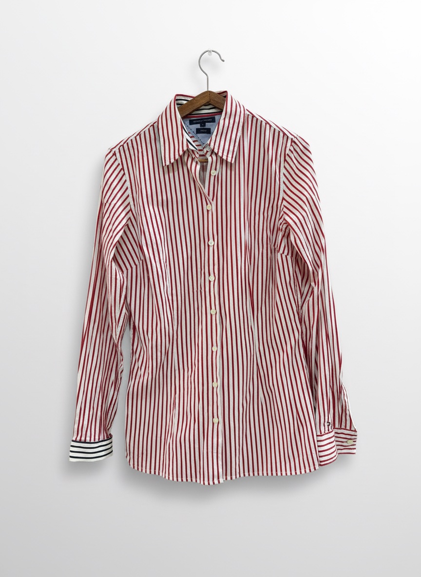 Jolie chemise rayé Tommy neuf coton 