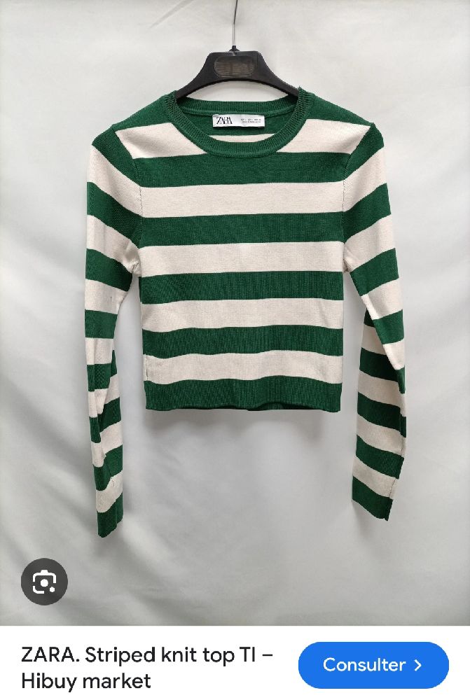 Basic zara rayé neuf 