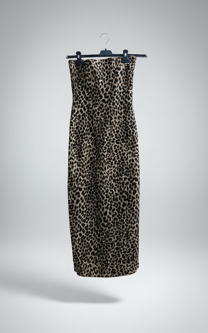 Jolie robe long zara léopard 