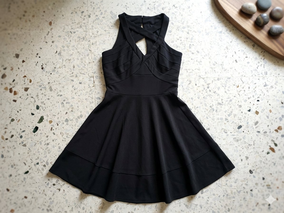 Robe noir courte
