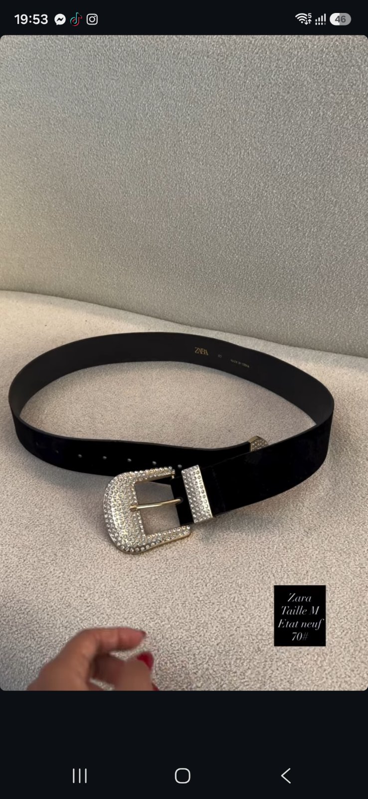 Ceinture zara 
