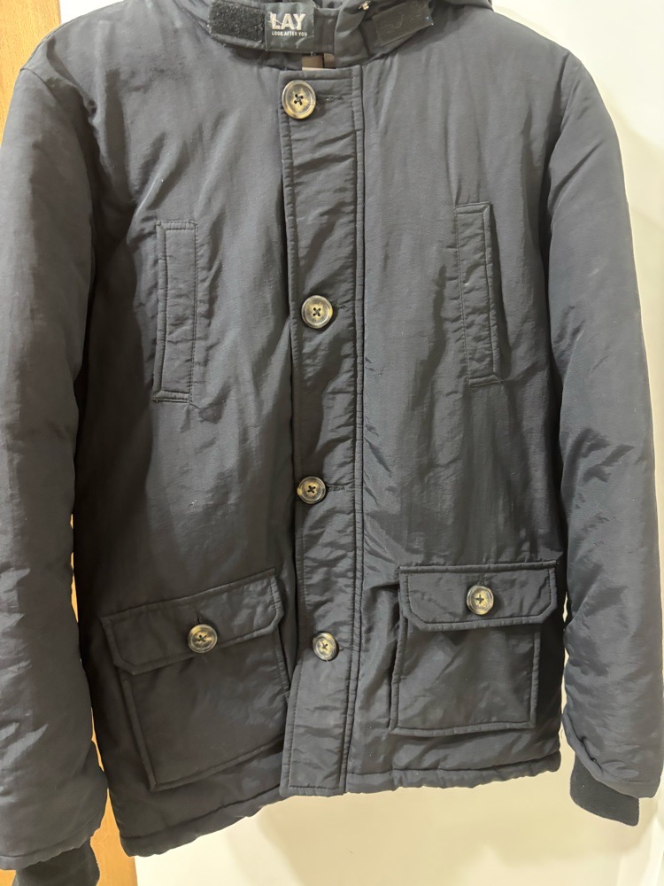 monteau en noir marque lay taille 12 ans