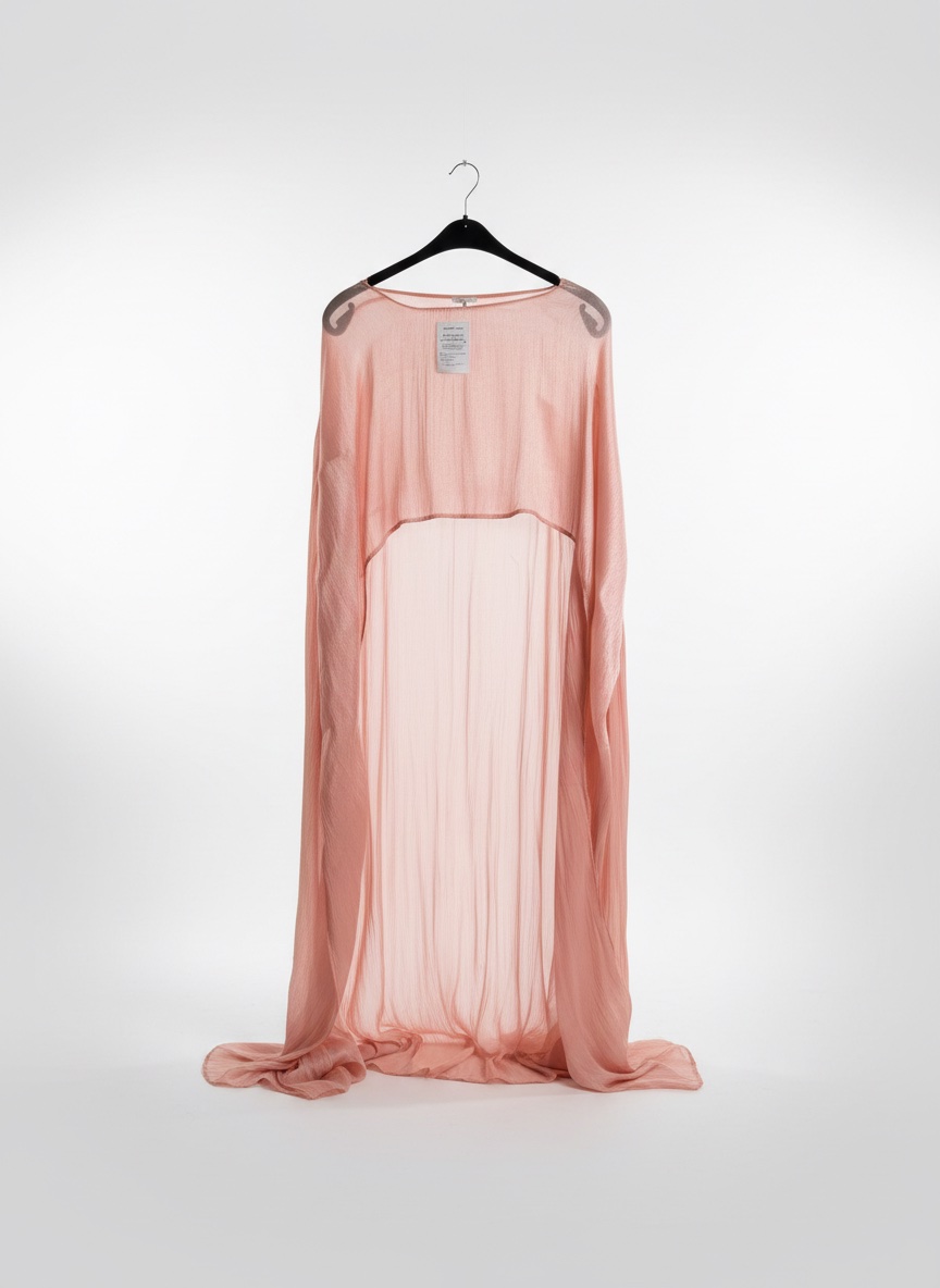 Cape longue semi transparente