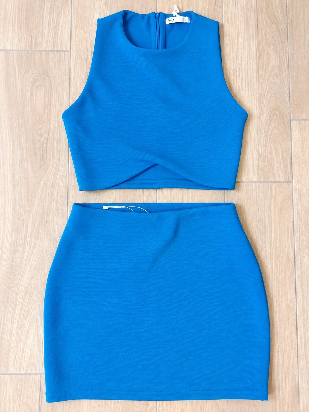 Ensemble jupe et top  bleu 