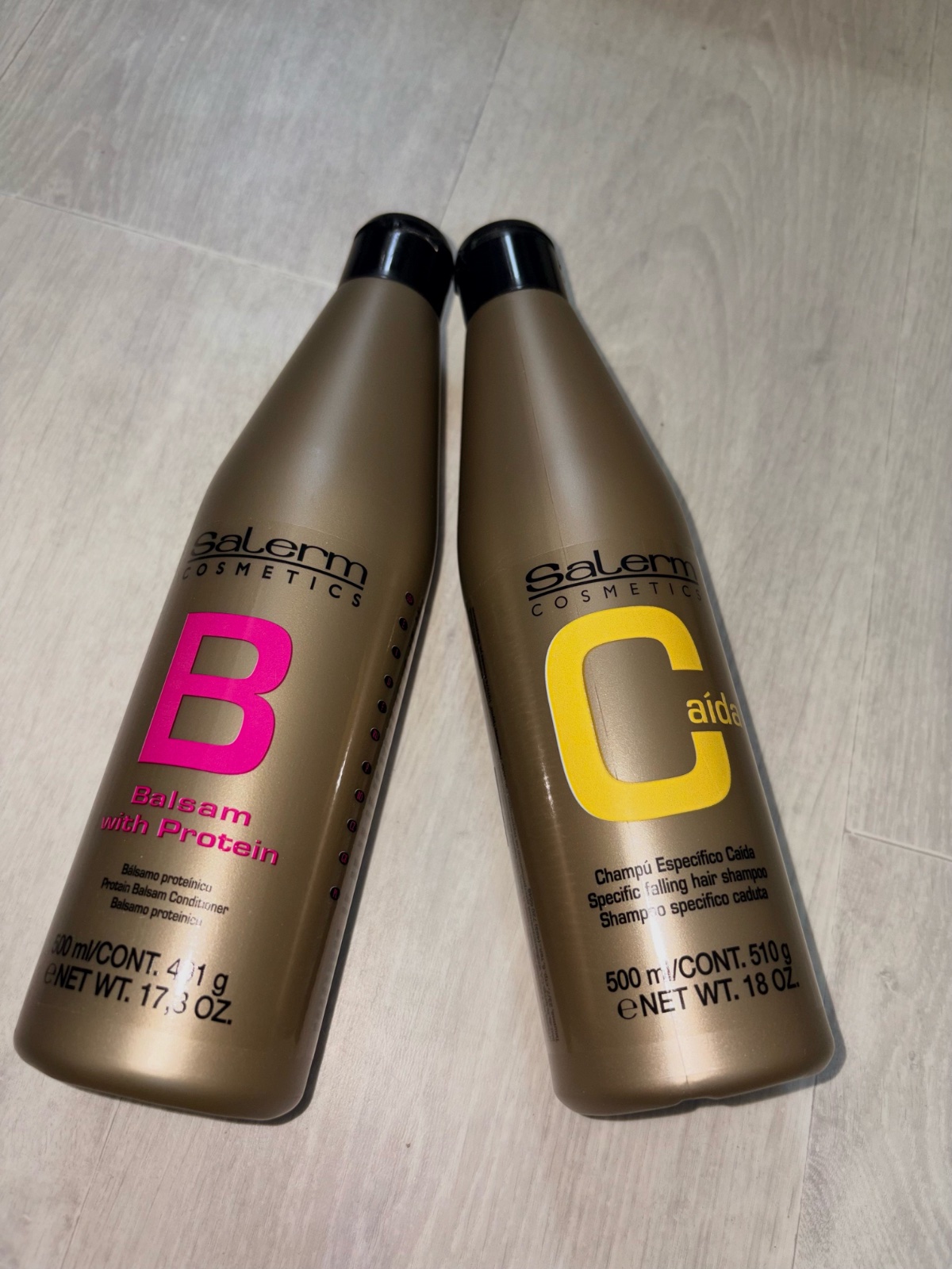 Shampoing et après shampoing de salerm 