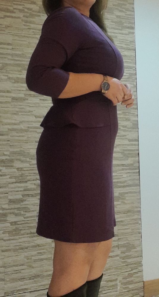 Robe violet 